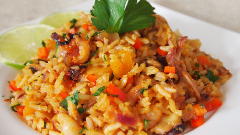 Arroz con mariscos tabasco gastronomia