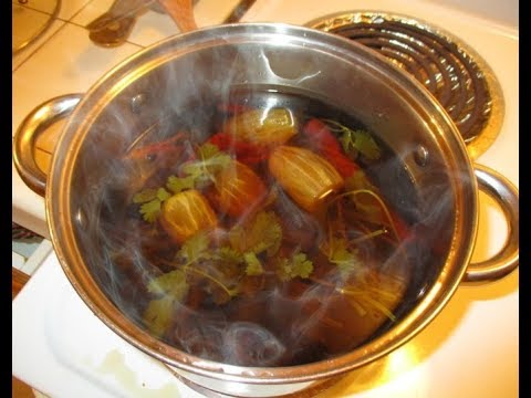 Caldo Xoconostle gastronomia de Guanajuato
