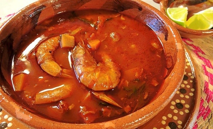 Caldo de Mariscos comida tipica de sonora