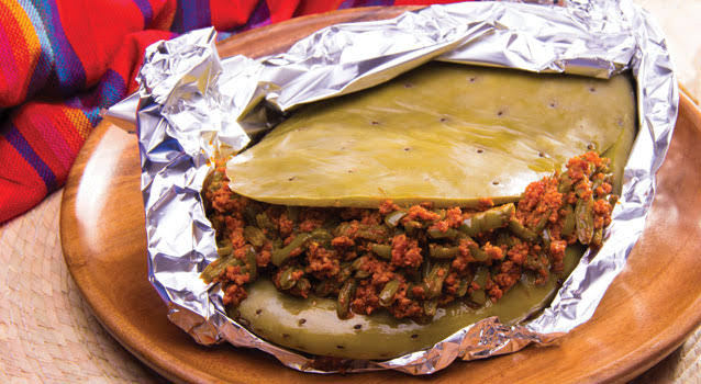 Penca rellena de guanajuato