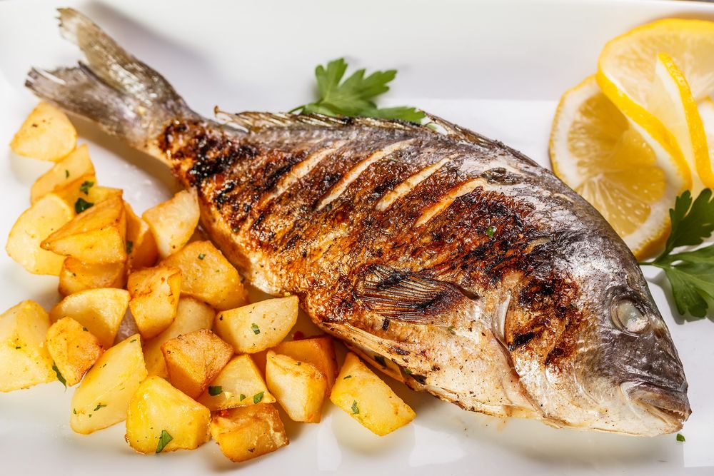 Pescado frito platillo tipico de sonora