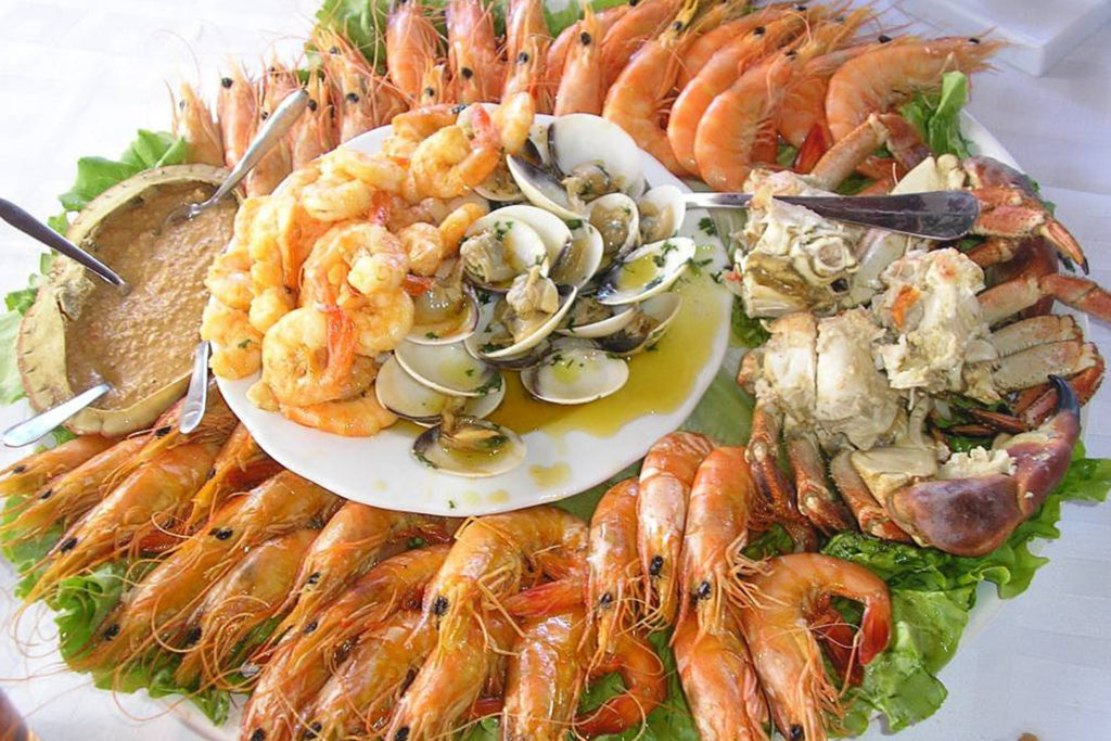 Pigua al mojo de ajo