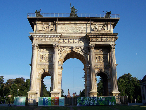 Arco de la Paz atracttivo de italia