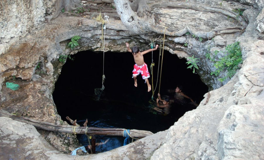 Cenote Non-Ac atractivos naturales de yucatan