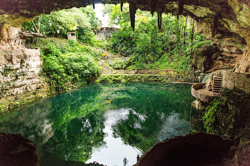 Cenote Zací atractivos naturales de yucatan
