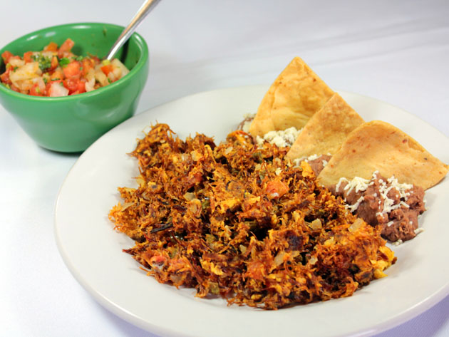 Machaca platillos tipicos de nuevo leon