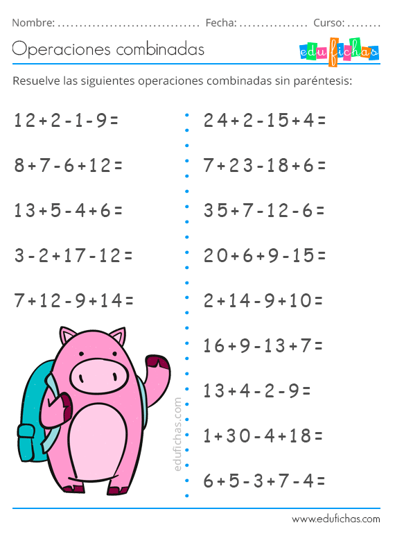 Operaciones aritméticas gimnacia cebral oxigena tu cerebro