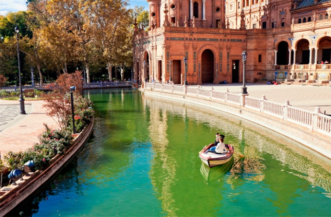 plaza españa sevilla - atractivo turiistico de españa