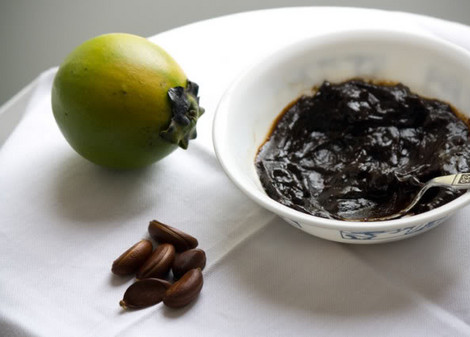Dulce de Zapote Negro con Naranja