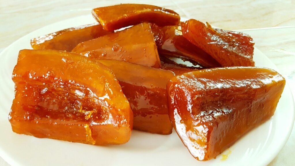 Dulce de papaya yucatan