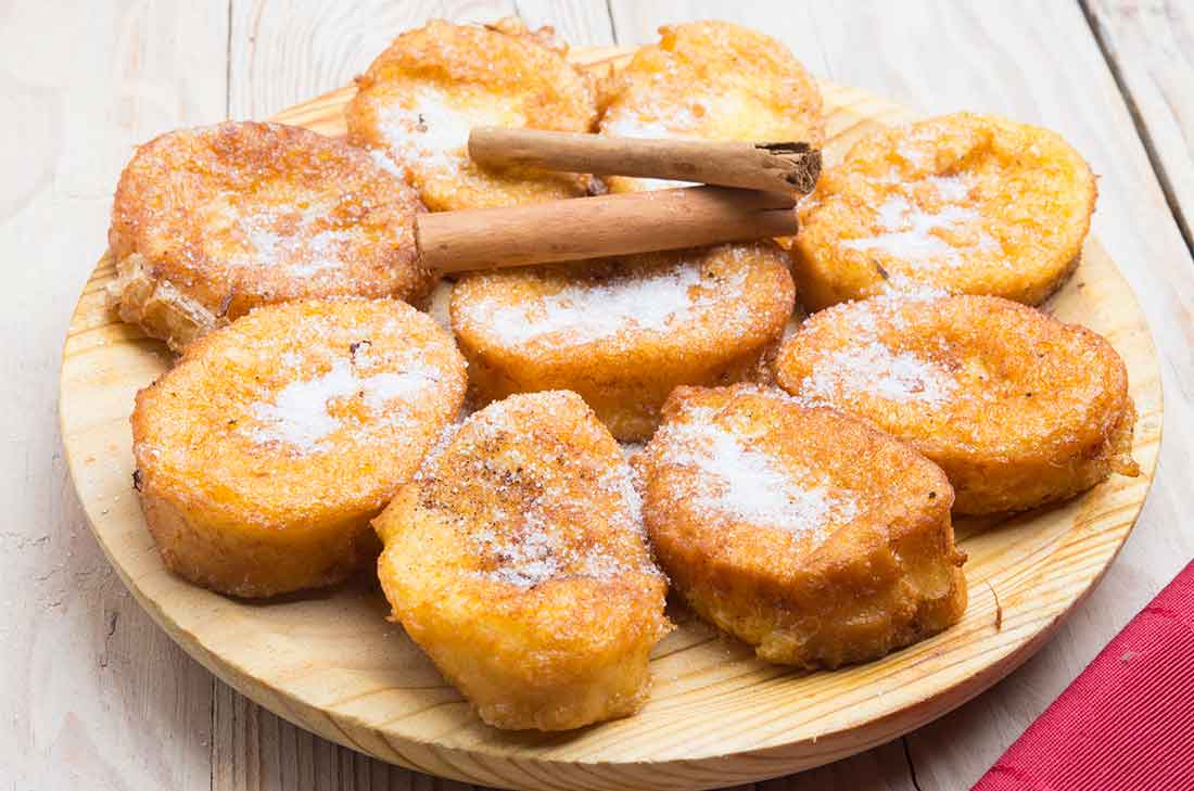 Torrejas o pan frances