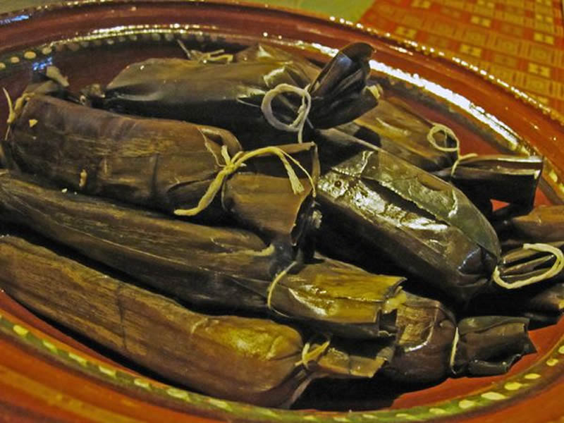 Tamal de Cambray platillos tipicos de chiapas