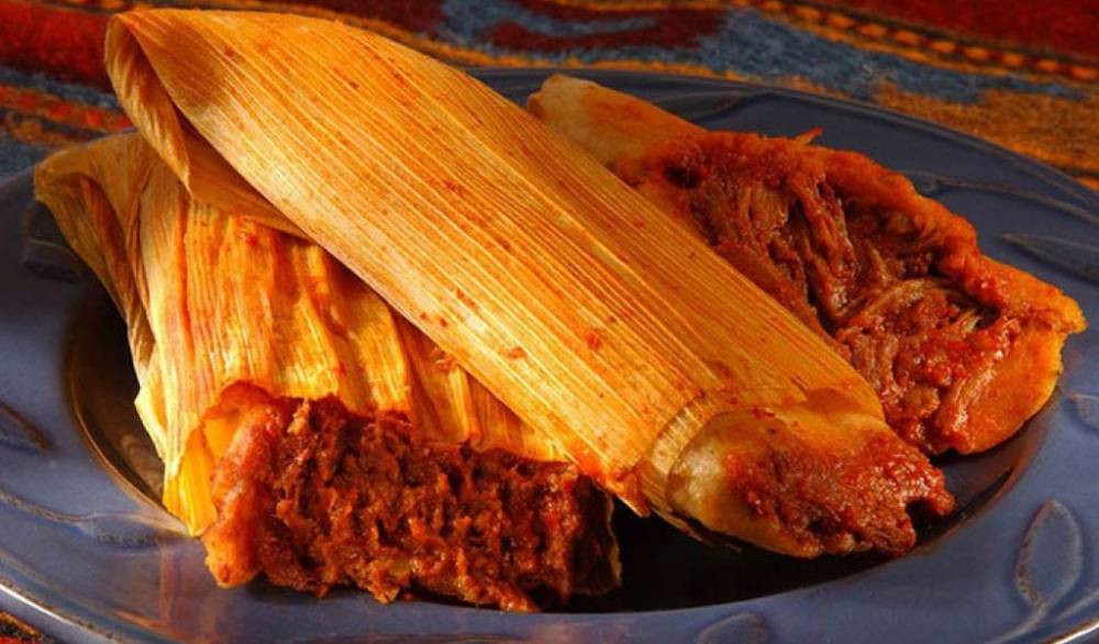 Tamales de cerdo con puya