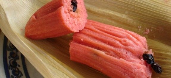 tamales dulces de fresa