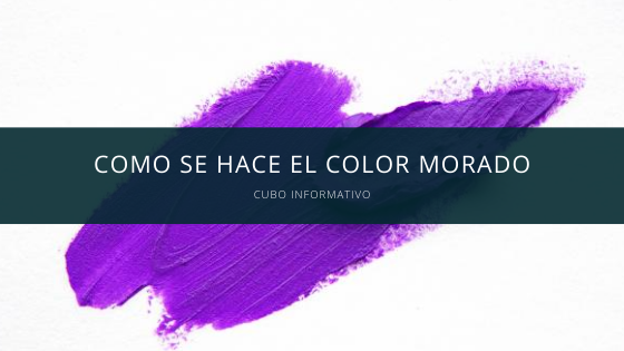 Como se hace color morado