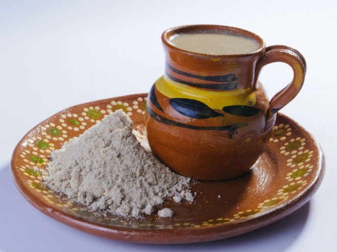 Pinole bebida mexicana