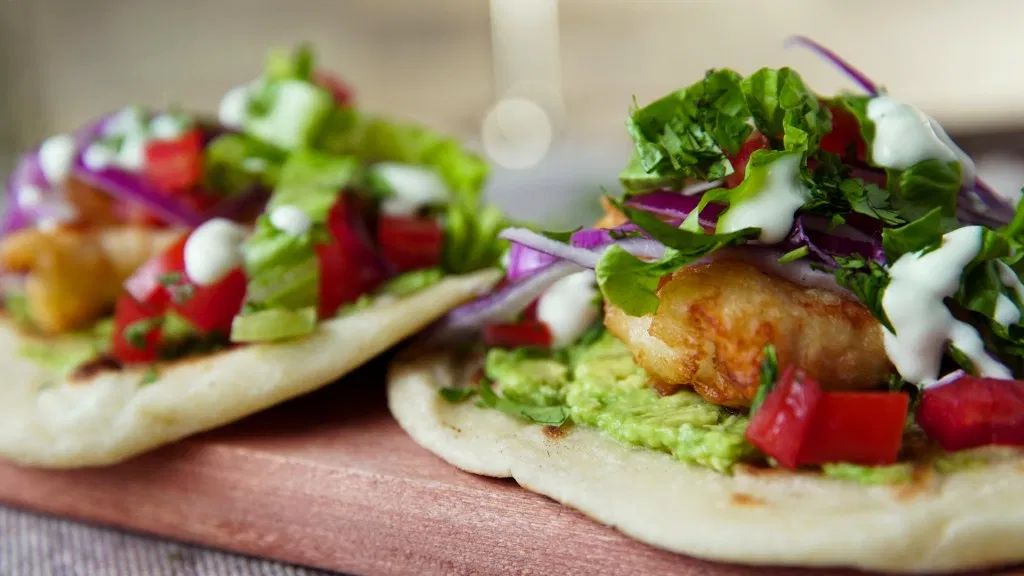 Tacos de pescado a la tempura comida tipica de baja california norte