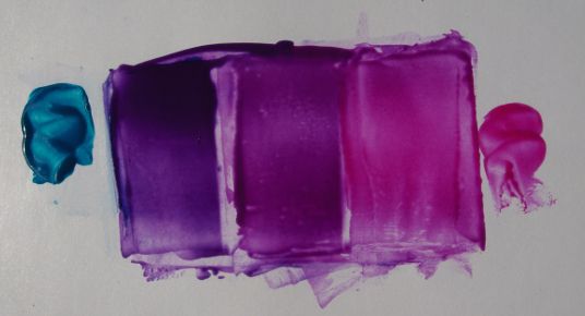 como hacer color morado suave y fuerte