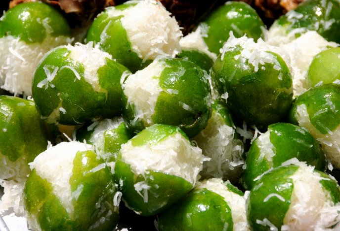 Dulce de limón relleno de coco estilo Guerrero