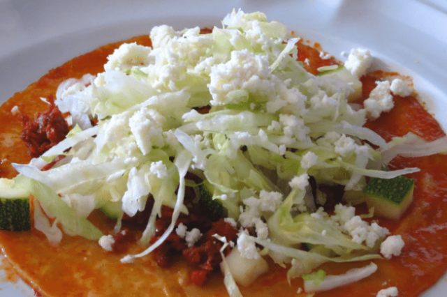 Enchiladas del suelo comida tradicional sinaloa