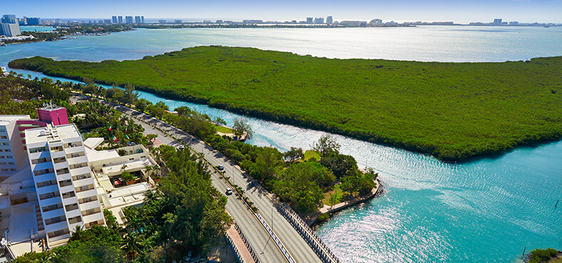 Laguna Nichupte lugares para visitar cancun