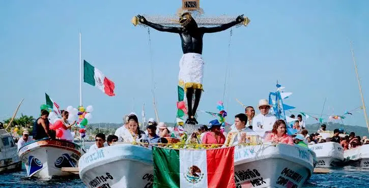 Llegada del Cristo negro de San Román