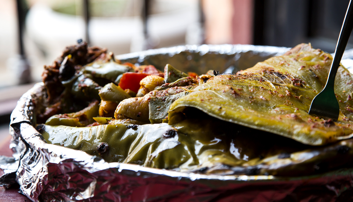 Nopal de penca comida popular de queretaro