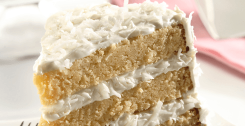 Pastel de Coco comida campechana