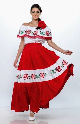 Traje típico de mujer de Zacatecas