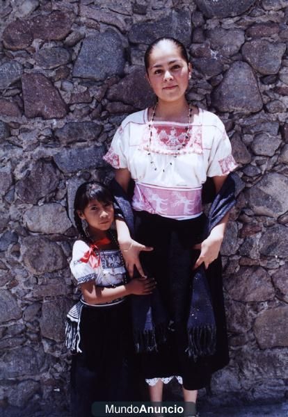 Traje típico de tlaxcala de mujer