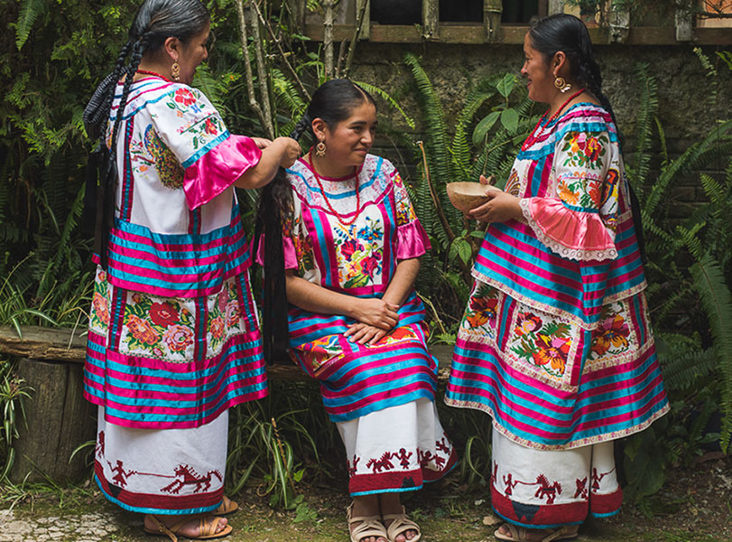 Trajes Típicosde oaxada de Huautla de Jiménez de la Sierra Mazateca