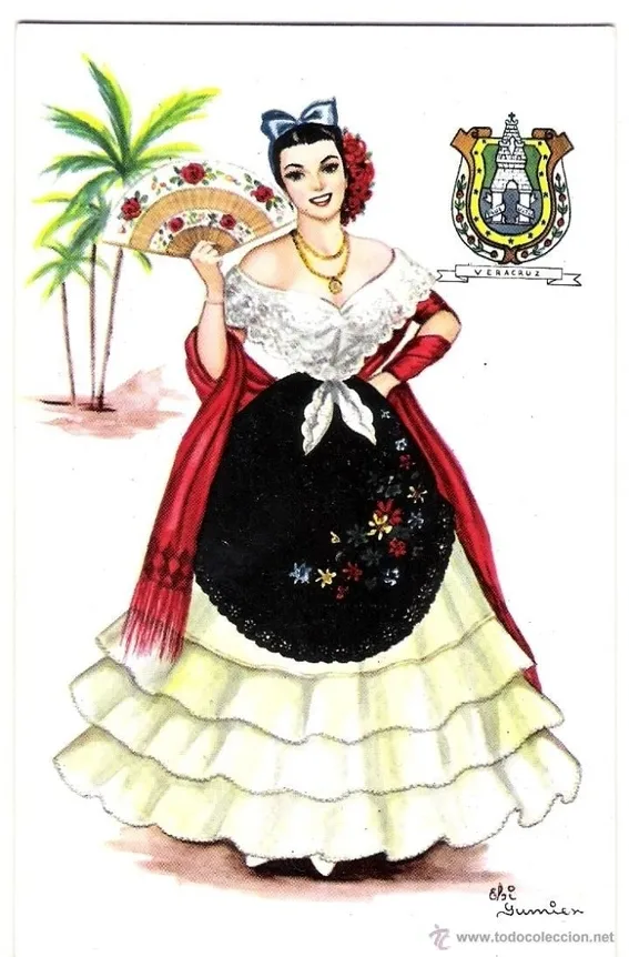 traje tipico y tradicional de veracruz