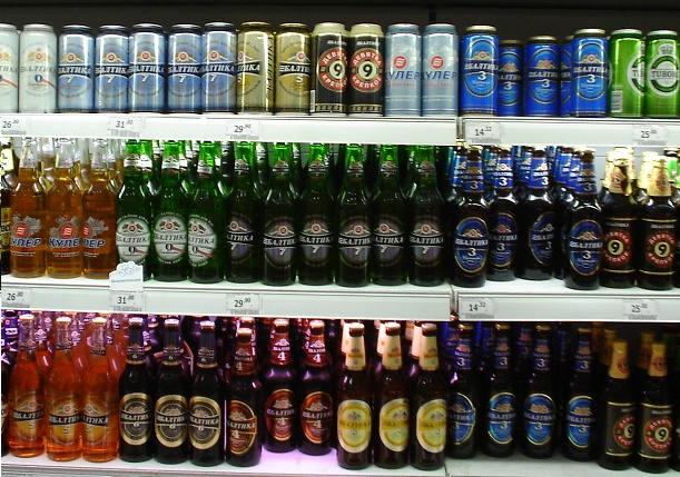 Cerveza Baltika bebida de rusia