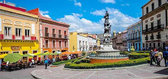 Plaza de la Paz atractivo de guanajuato