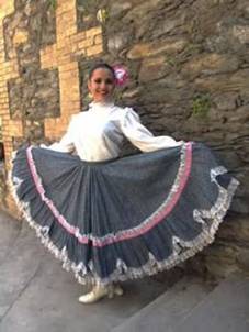 traje de baja california sur Flor de Pitahaya