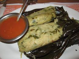 Tamales de chepil comida oaxaca