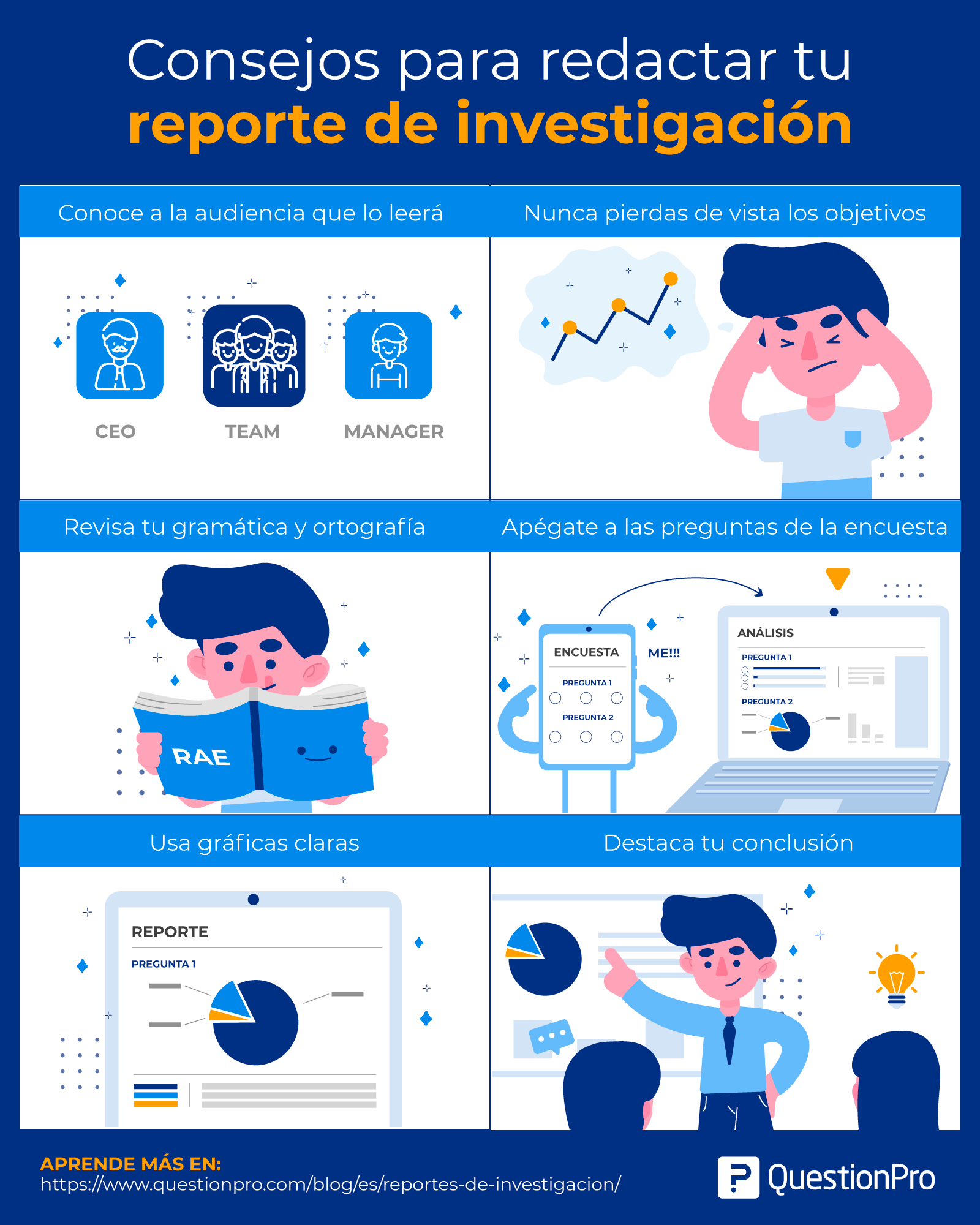 consejos para hacer un reporte de investigacion