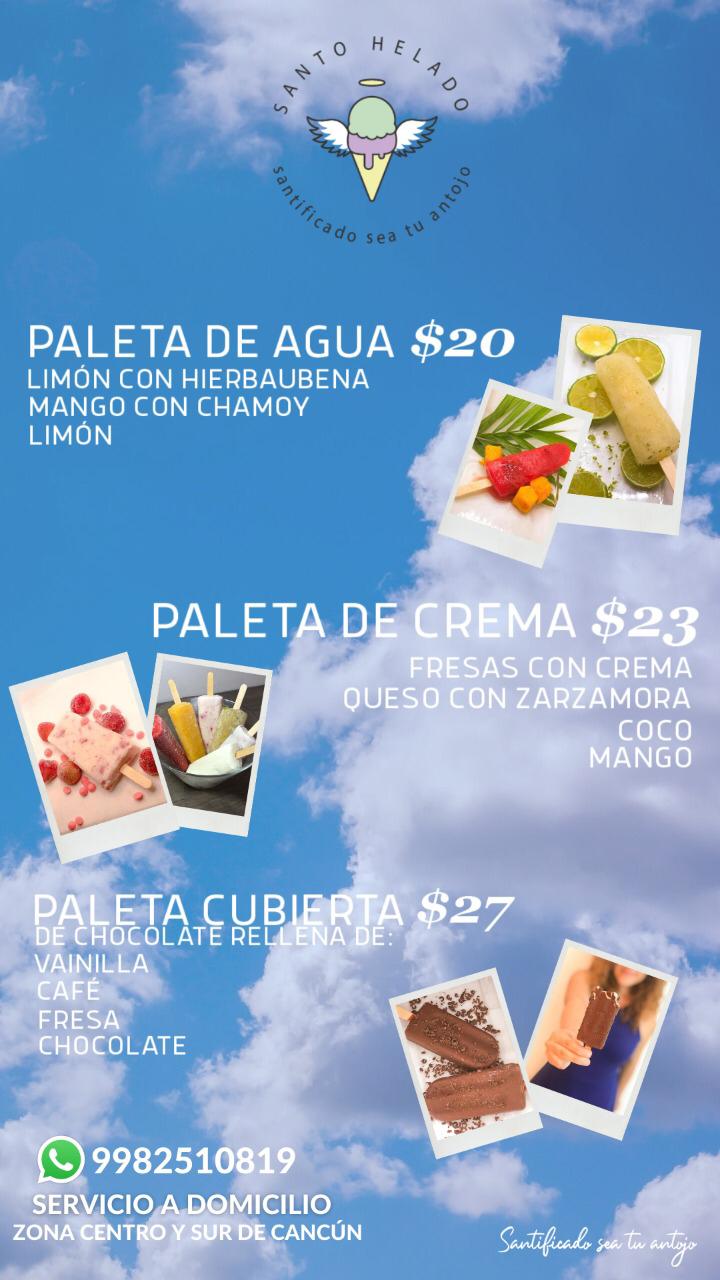 helados a domiclio en cancun