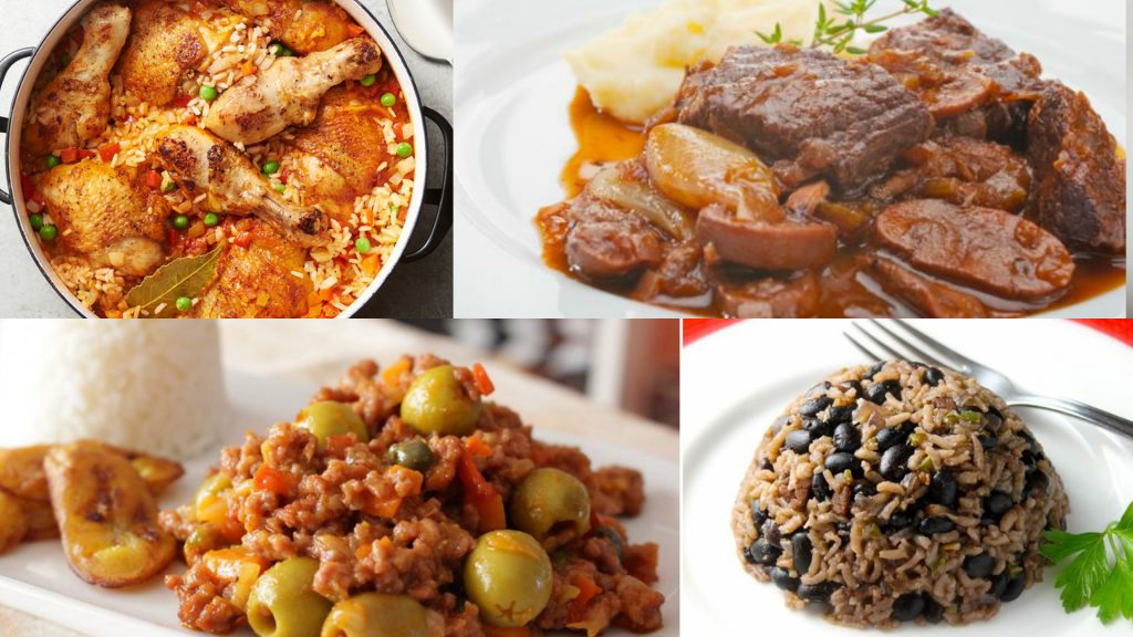 Platillos típicos de Cuba