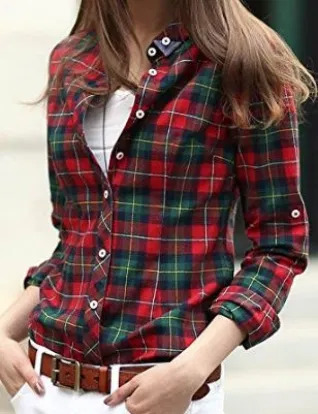 plaid ropa navideña