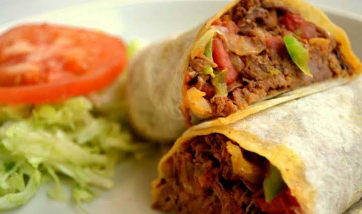 Burritos de Machaca comida de la paz