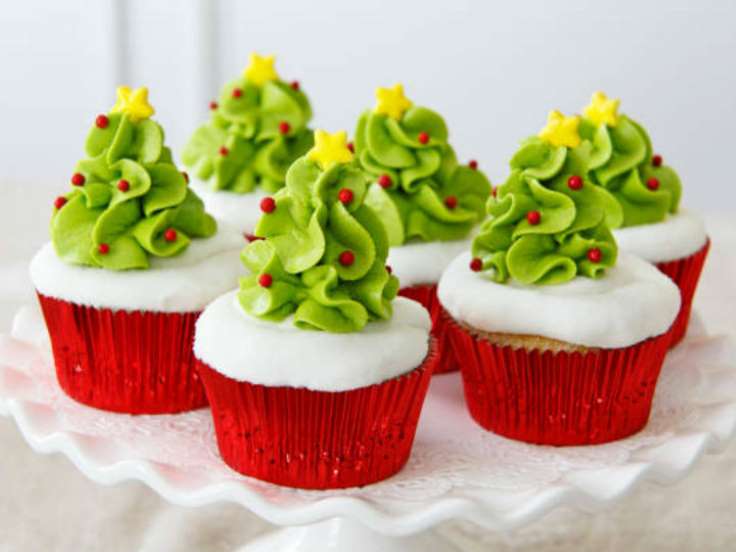 Cupcakes navideños