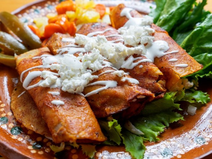 Enchiladas comida de mexico