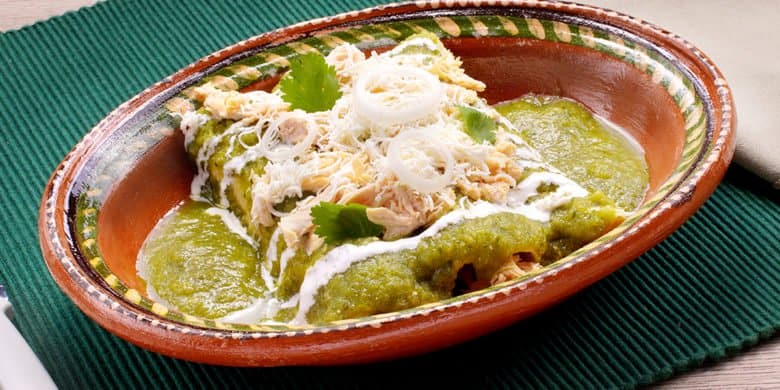 Enchiladas poblanas gastronomia puebla