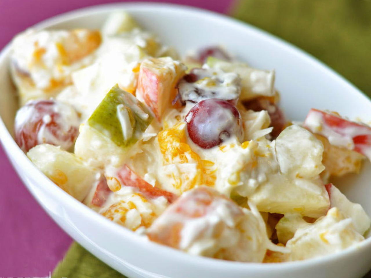 Ensalada de gelatina con frutas