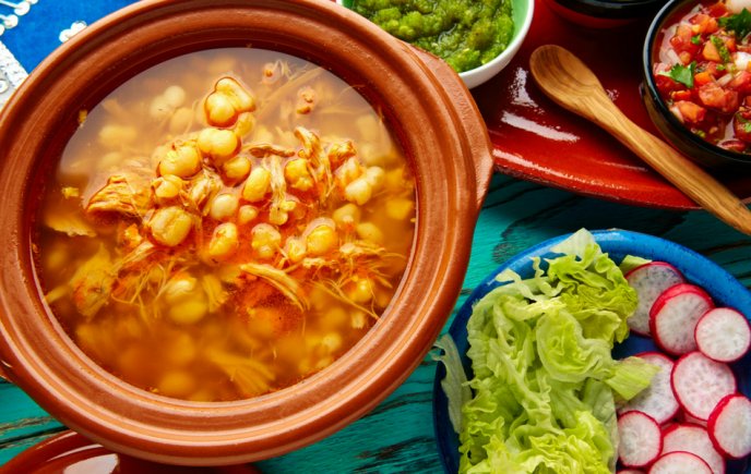 Pozole comida de mexico