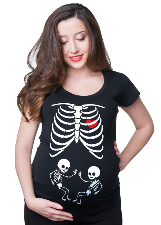 blusas con dibujo para mujeres embarazdas