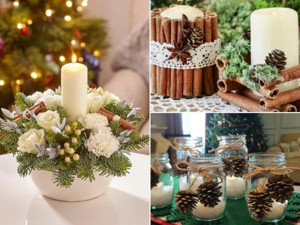 centro de mesa navideños