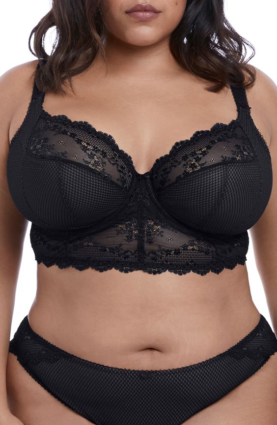 Bralette negros curvy