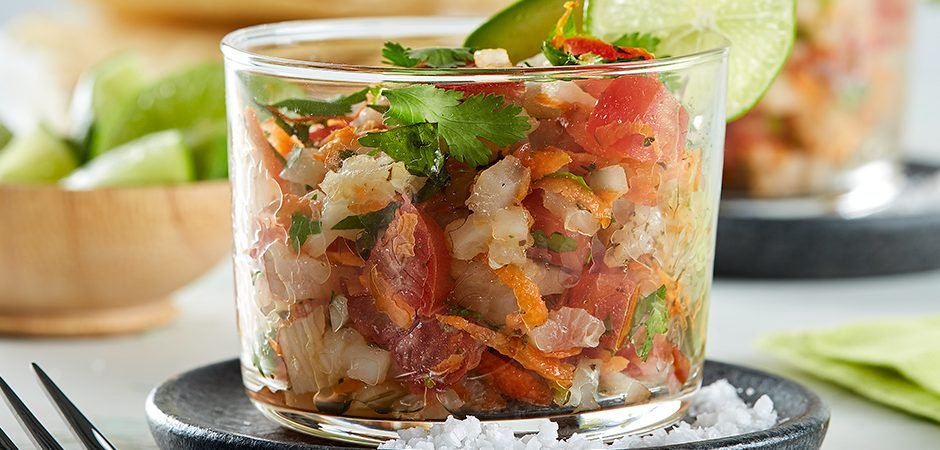 Ceviche de pez vela comida de colima